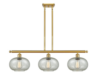 Ballston Three Light Island Pendant in Satin Gold (405|516-3I-SG-G249)