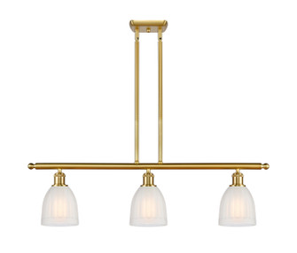 Ballston Three Light Island Pendant in Satin Gold (405|516-3I-SG-G441)