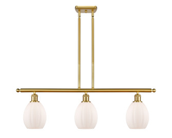 Ballston Three Light Island Pendant in Satin Gold (405|516-3I-SG-G81)