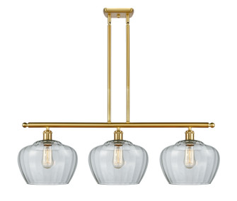 Ballston Three Light Island Pendant in Satin Gold (405|516-3I-SG-G92-L)