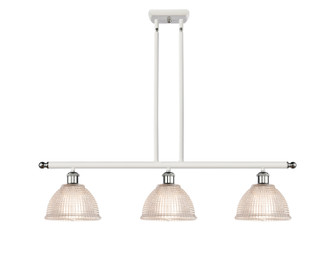 Ballston Three Light Island Pendant in White Polished Chrome (405|516-3I-WPC-G422)