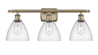 Ballston LED Bath Vanity in Antique Brass (405|516-3W-AB-GBD-754-LED)