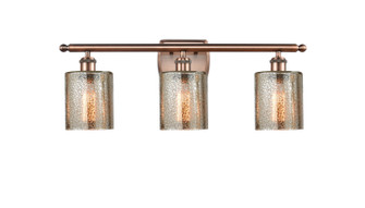 Ballston Three Light Bath Vanity in Antique Copper (405|516-3W-AC-G116)