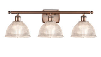 Ballston Three Light Bath Vanity in Antique Copper (405|516-3W-AC-G422)