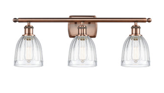 Ballston Three Light Bath Vanity in Antique Copper (405|516-3W-AC-G442)