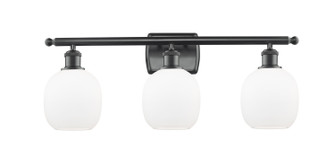 Ballston Three Light Bath Vanity in Matte Black (405|516-3W-BK-G101)