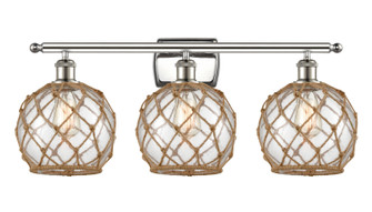 Ballston Three Light Bath Vanity in Polished Nickel (405|516-3W-PN-G122-8RB)