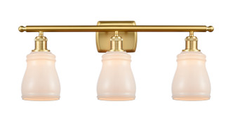 Ballston Three Light Bath Vanity in Satin Gold (405|516-3W-SG-G391)