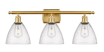 Ballston LED Bath Vanity in Satin Gold (405|516-3W-SG-GBD-754-LED)