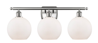Ballston Three Light Bath Vanity in Brushed Satin Nickel (405|516-3W-SN-G121-8)