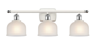 Ballston LED Bath Vanity in White Polished Chrome (405|516-3W-WPC-G411-LED)