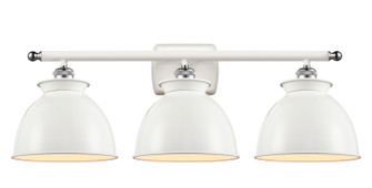Ballston LED Bath Vanity in White and Polished Chrome (405|516-3W-WPC-M14-WPC-LED)