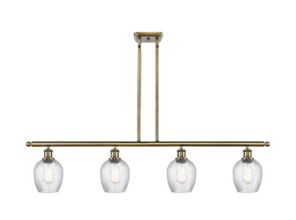 Ballston Four Light Island Pendant in Antique Brass (405|516-4I-AB-G292)