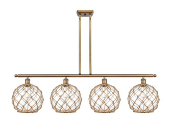 Ballston LED Island Pendant in Brushed Brass (405|516-4I-BB-G122-10RB-LED)