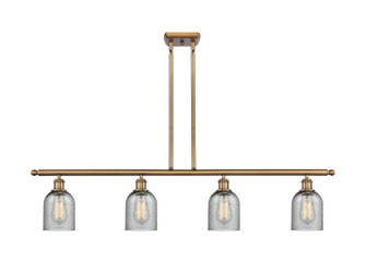 Ballston Four Light Island Pendant in Brushed Brass (405|516-4I-BB-G257)