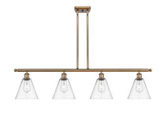 Ballston Four Light Island Pendant in Brushed Brass (405|516-4I-BB-GBC-82)