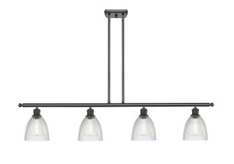 Ballston Four Light Island Pendant in Oil Rubbed Bronze (405|516-4I-OB-G382)