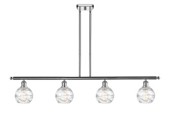 Ballston Four Light Island Pendant in Polished Chrome (405|516-4I-PC-G1213-6)