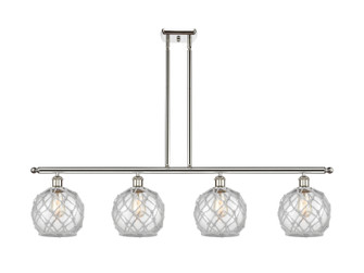 Ballston LED Island Pendant in Polished Nickel (405|516-4I-PN-G122-8RW-LED)
