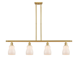 Ballston Four Light Island Pendant in Satin Gold (405|516-4I-SG-G391)