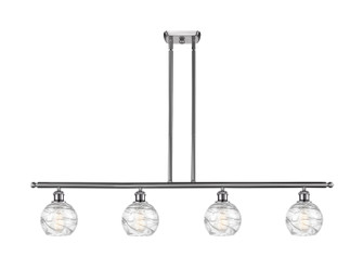 Ballston Four Light Island Pendant in Brushed Satin Nickel (405|516-4I-SN-G1213-6)