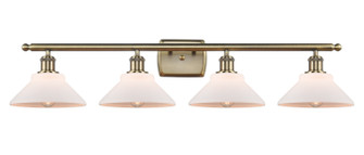 Ballston Four Light Bath Vanity in Antique Brass (405|516-4W-AB-G131)