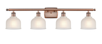 Ballston LED Bath Vanity in Antique Copper (405|516-4W-AC-G411-LED)