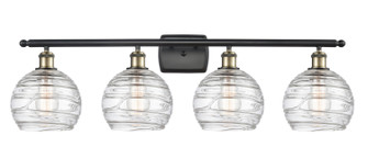 Ballston Four Light Bath Vanity in Black Antique Brass (405|516-4W-BAB-G1213-8)