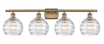 Ballston Four Light Bath Vanity in Brushed Brass (405|516-4W-BB-G1213-8)