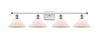 Ballston LED Bath Vanity in White Polished Chrome (405|516-4W-WPC-G131-LED)
