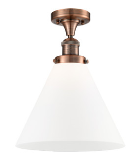 Franklin Restoration LED Semi-Flush Mount in Antique Copper (405|517-1CH-AC-G41-L-LED)