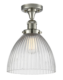 Franklin Restoration One Light Semi-Flush Mount in Polished Nickel (405|517-1CH-PN-G222)