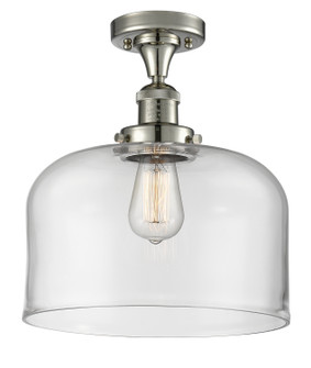 Franklin Restoration One Light Semi-Flush Mount in Polished Nickel (405|517-1CH-PN-G72-L)