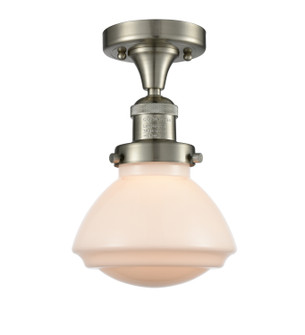 Franklin Restoration LED Semi-Flush Mount in Brushed Satin Nickel (405|517-1CH-SN-G321-LED)