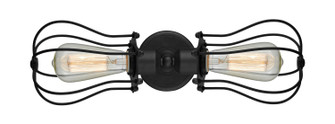 Austere Two Light Bath Vanity in Matte Black (405|900-2W-BK-CE513-BK)