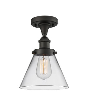 Ballston Urban One Light Semi-Flush Mount in Oil Rubbed Bronze (405|916-1C-OB-G42)