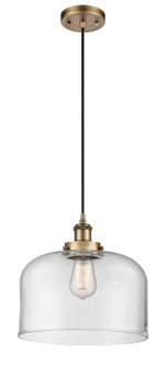 Ballston Urban LED Mini Pendant in Brushed Brass (405|916-1P-BB-G72-L-LED)