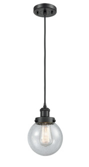 Ballston Urban One Light Mini Pendant in Matte Black (405|916-1P-BK-G204-6)