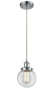Ballston Urban LED Mini Pendant in Polished Chrome (405|916-1P-PC-G202-6-LED)