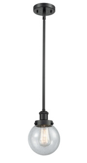 Ballston Urban LED Mini Pendant in Matte Black (405|916-1S-BK-G204-6-LED)