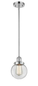 Ballston Urban LED Mini Pendant in Polished Chrome (405|916-1S-PC-G202-6-LED)