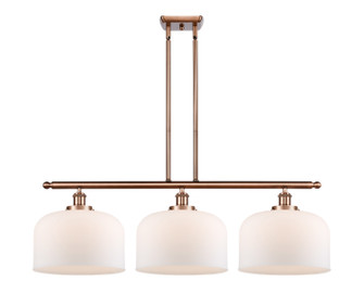 Ballston Urban Three Light Island Pendant in Antique Copper (405|916-3I-AC-G71-L)