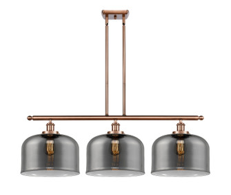 Ballston Urban Three Light Island Pendant in Antique Copper (405|916-3I-AC-G73-L)
