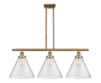 Ballston Urban LED Island Pendant in Brushed Brass (405|916-3I-BB-G44-L-LED)