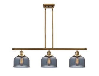 Ballston Urban Three Light Island Pendant in Brushed Brass (405|916-3I-BB-G73)