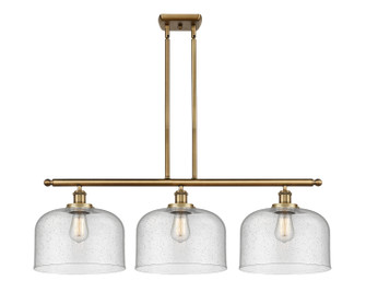 Ballston Urban Three Light Island Pendant in Brushed Brass (405|916-3I-BB-G74-L)