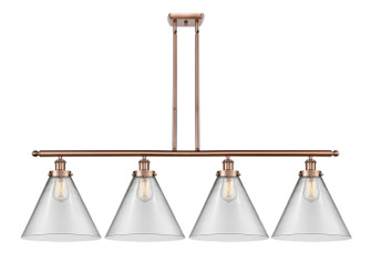 Ballston Urban LED Island Pendant in Antique Copper (405|916-4I-AC-G42-L-LED)