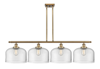 Ballston Urban Four Light Island Pendant in Brushed Brass (405|916-4I-BB-G72-L)