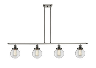 Ballston Urban Four Light Island Pendant in Oil Rubbed Bronze (405|916-4I-OB-G202-6)