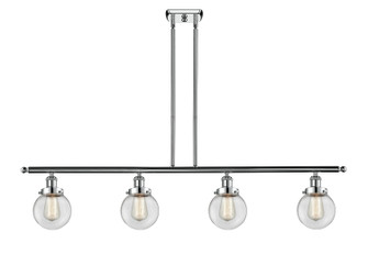 Ballston Urban Four Light Island Pendant in Polished Chrome (405|916-4I-PC-G202-6)